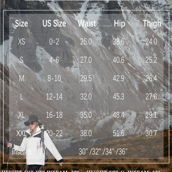 Athletic Hiking Pants NWT - Picture 10 of 12